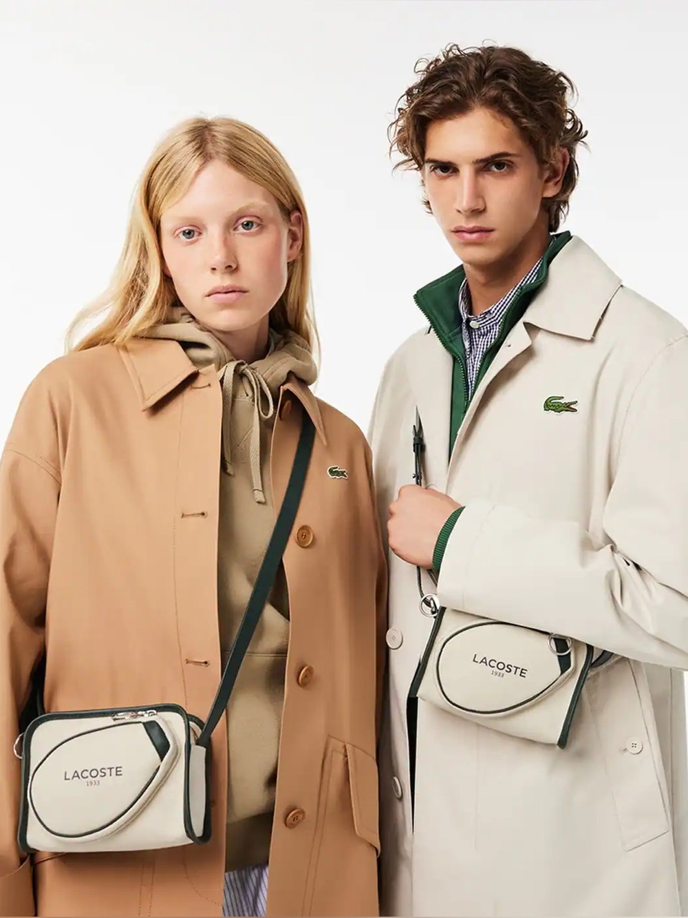 Lacoste Wms Heritage Canvas Tennis shoulder Bag Limited Edition RARE french Fash